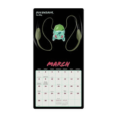 Pokémon Moves 2026 Wall Calendar
