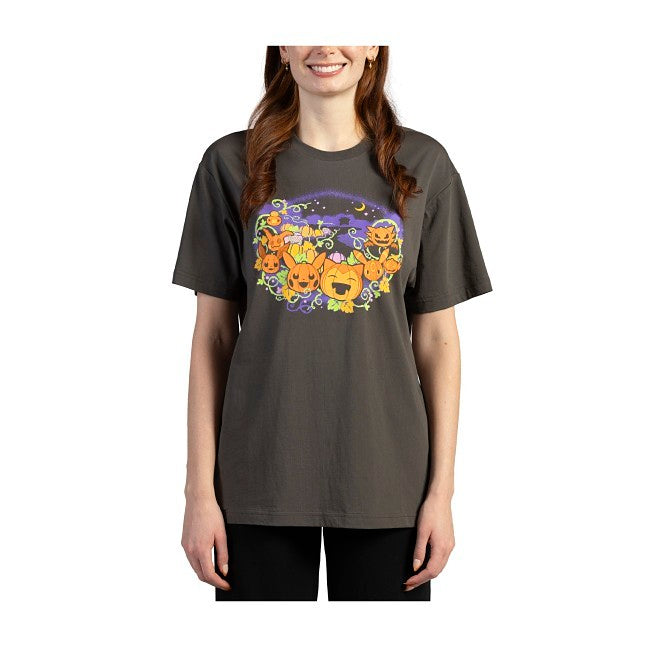 Pokémon Pumpkin Parade Gray T-Shirt - Adult