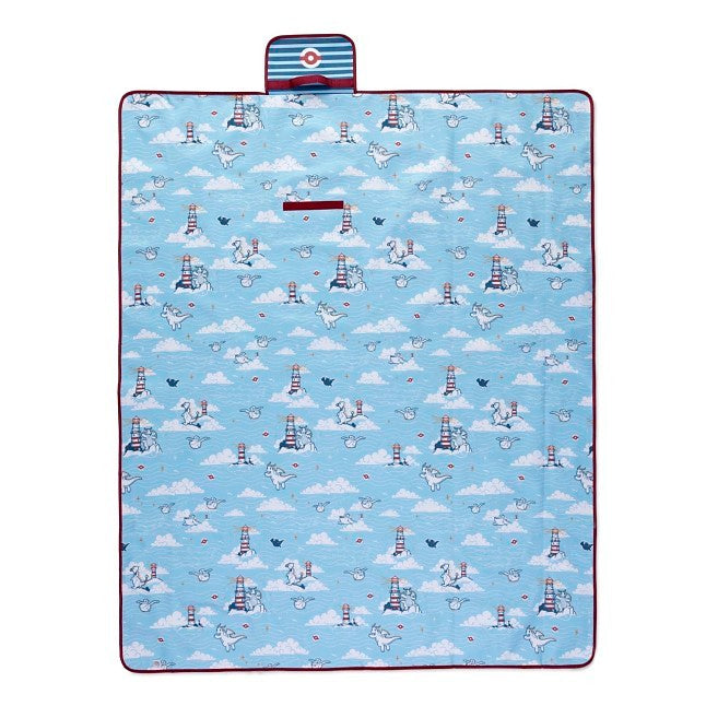 Pikachu, Dragonite, Ampharos & Pelipper Pokémon Summer Picnic Blanket
