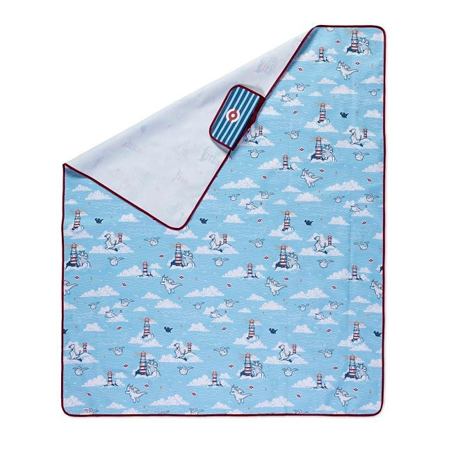 Pikachu, Dragonite, Ampharos & Pelipper Pokémon Summer Picnic Blanket