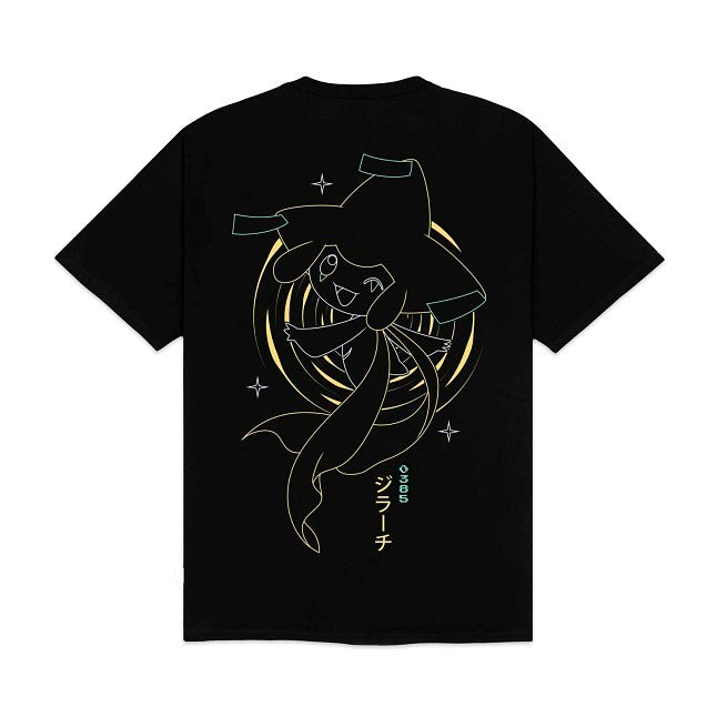 Pokémon × Dolly Noire: Jirachi Black T-Shirt - Adult