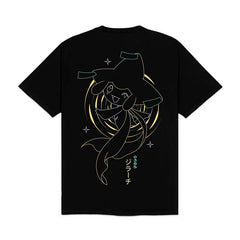 Pokémon × Dolly Noire: Jirachi Black T-Shirt - Adult