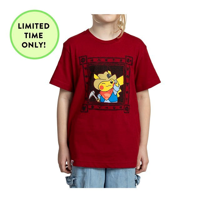 Pokémon Fossil Museum: Excavator Pikachu T-Shirt - Youth