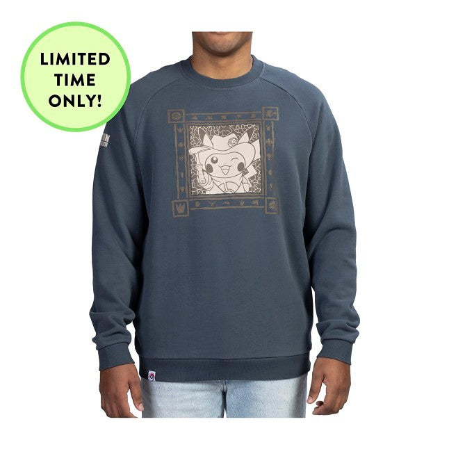 Pokémon Fossil Museum: Excavator Pikachu Sweatshirt - Adult