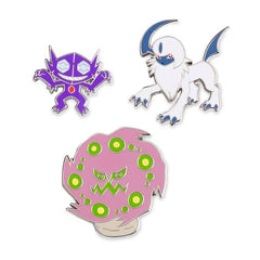 Sableye, Absol & Spiritomb Pokémon Pins (3-Pack)
