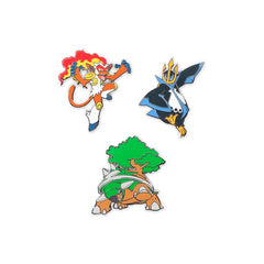 Torterra, Infernape & Empoleon Pokémon Pins (3-Pack)