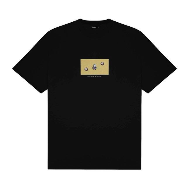 Pokémon × Dolly Noire: Pixel Mewtwo Black T-Shirt - Adult