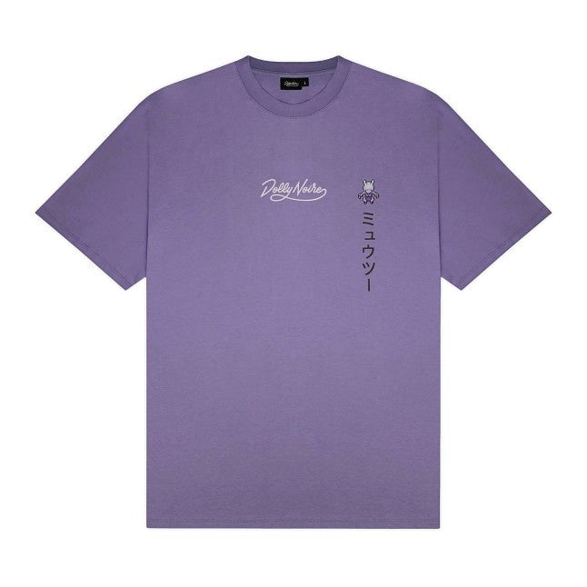 Pokémon × Dolly Noire: Pixel Mewtwo Purple T-Shirt - Adult