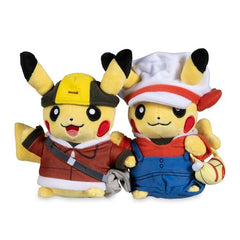 Johto Region Paired Pikachu Poké Plush - 9 ½ In.
