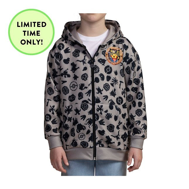 Pokémon Fossil Museum: Zip-Up Hoodie - Youth