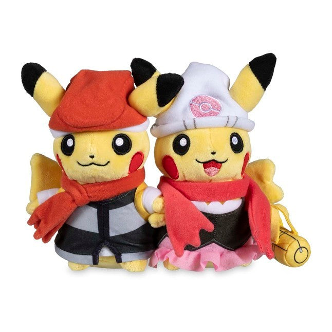 Sinnoh Region Paired Pikachu Poké Plush - 8 ½ In.