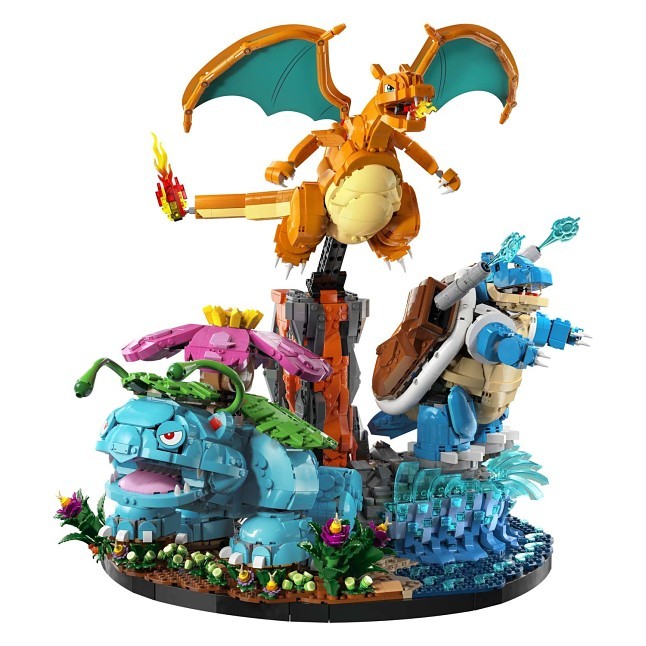 LEGO® Pokémon™ Venusaur, Charizard & Blastoise
