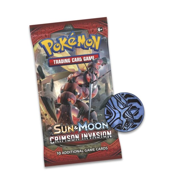 Pokémon TCG: Sun & Moon-Crimson Invasion 3 Booster Packs, Coin & Decidueye Promo Card