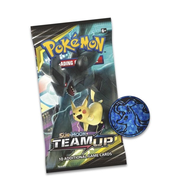 Pokémon TCG: Sun & Moon-Team Up 3 Booster Packs, Coin & Ultra Necrozma Promo Card