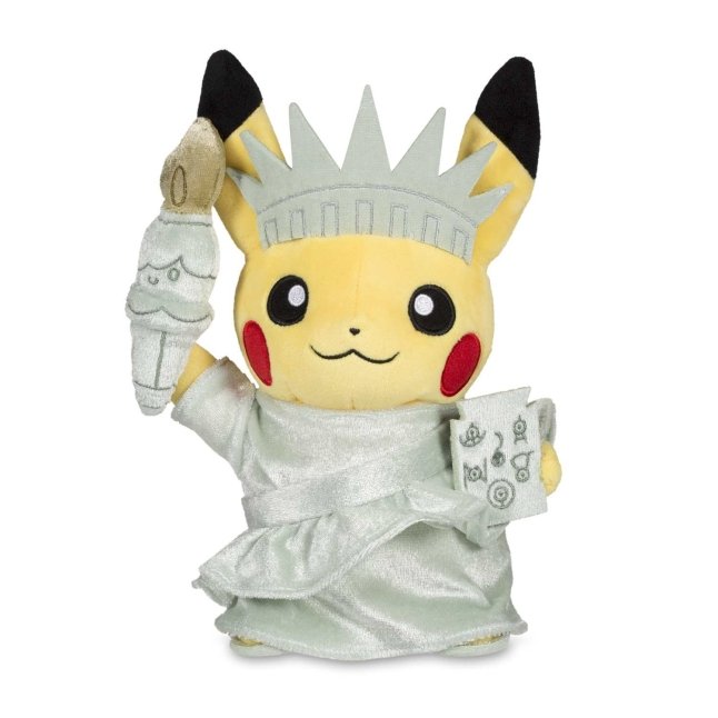 Pikachu Around the World: Liberty Pikachu Poké Plush - 8 ½ In.