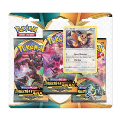 Pokémon TCG: Sword & Shield-Darkness Ablaze 3 Booster Packs, Coin & Eevee Promo Card