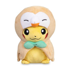 Rowlet Cape Pikachu Poké Plush - 7 In.