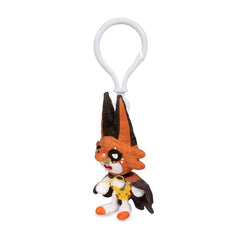 Scorbunny Pokémon Pumpkin Party Poké Plush Key Chain
