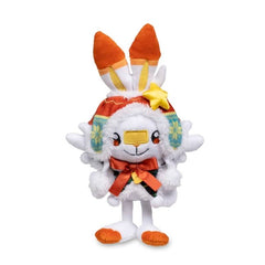 Scorbunny Pokémon Winter Carnival Poké Plush - 8 ¼ In.