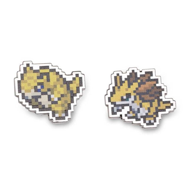 Sandshrew & Sandslash Pokémon Pixel Pins (2-Pack)
