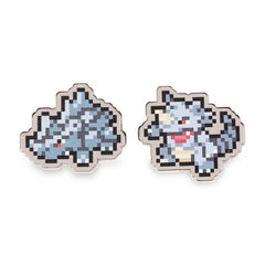 Rhyhorn & Rhydon Pokémon Pixel Pins (2-Pack)