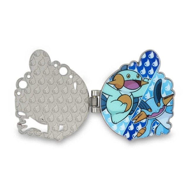 Mudkip, Marshtomp & Swampert Evolution Pokémon Pin