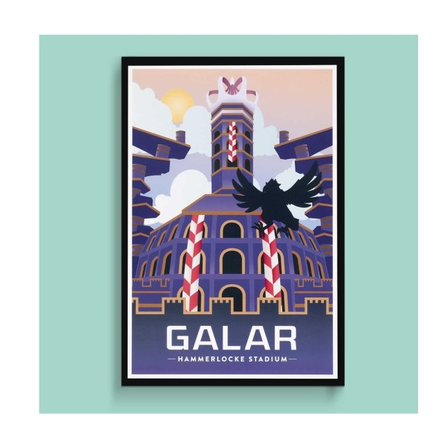 Galar Region Destination Pokémon Poster
