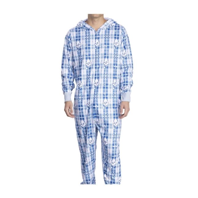 Vanillite Hooded One-Piece Pajamas - Adult