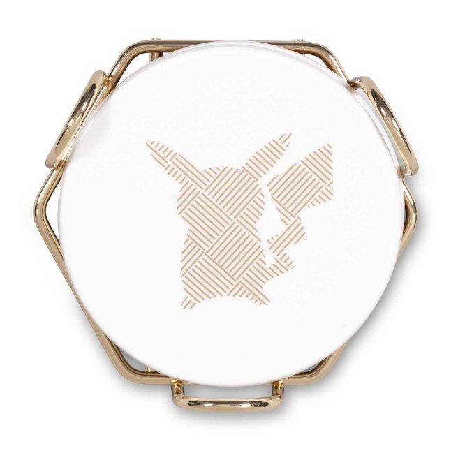 Pikachu White Coasters (4-Pack)