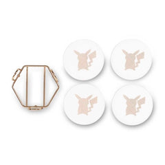 Pikachu White Coasters (4-Pack)