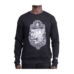 Banette Pokémon Center × Vic Lee: Pokémon Scary Stories Black Oversize Drop-Shoulder Crew Neck Sweatshirt - Adult