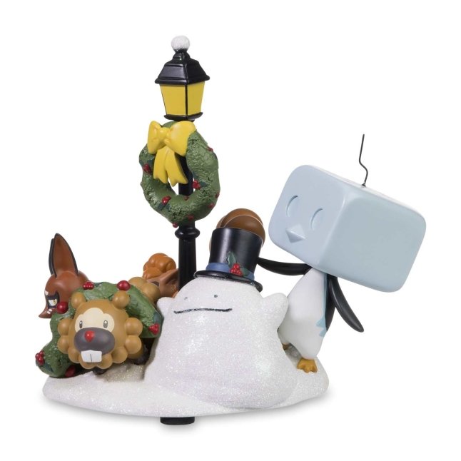 Snow Day Holiday Pokémon Village Figure