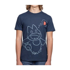 Munchlax Snack Time Navy Relaxed Fit Crew Neck T-Shirt - Adult