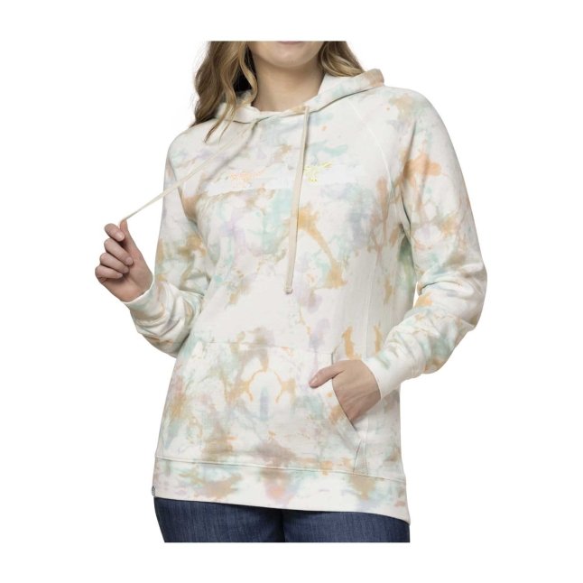 Articuno, Zapdos & Moltres Pokémon Take Flight Pink, Yellow & Blue Tie-Dye Pullover Hoodie - Adult