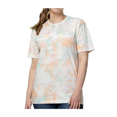 Articuno, Zapdos & Moltres Pokémon Take Flight Pink, Yellow & Blue Tie-Dye Relaxed Fit Crew Neck T-Shirt - Adult
