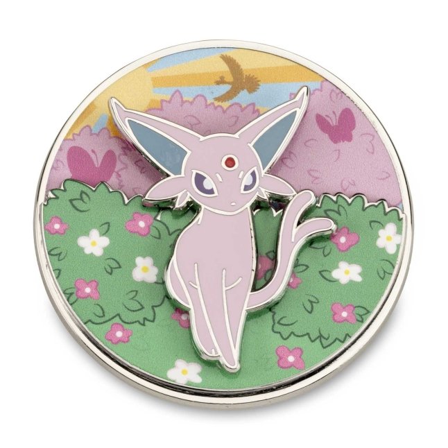 Espeon Flower Wonderland Pokémon Spinning Scenes Pin