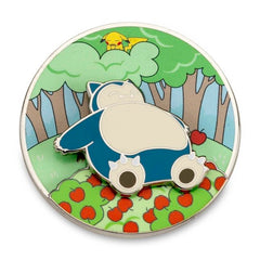 Snorlax Snack & Nap Pokémon Spinning Scenes Pin