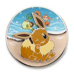 Eevee Beach Day Pokémon Spinning Scenes Pin