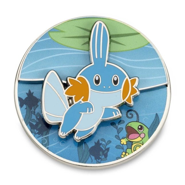 Mudkip Summer Stream Pokémon Spinning Scenes Pin