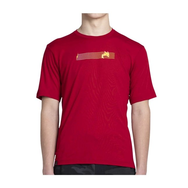 Pikachu Pokémon Active Red Performance T-Shirt - Men