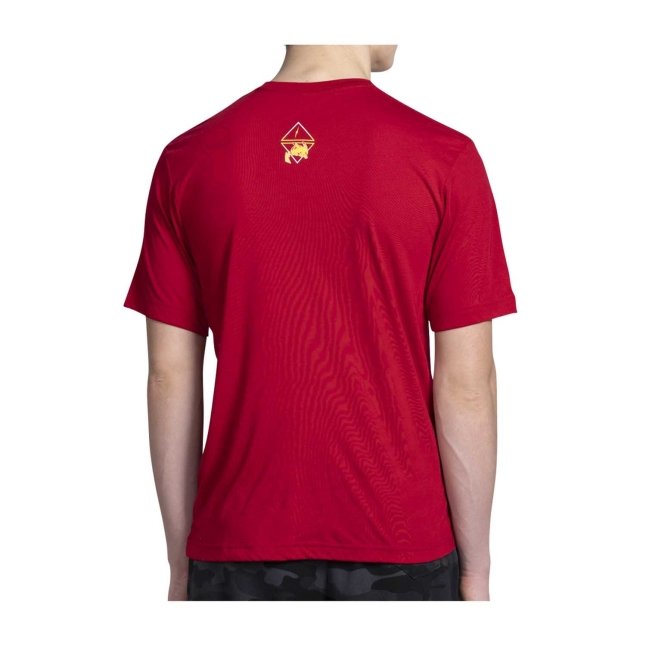 Pikachu Pokémon Active Red Performance T-Shirt - Men