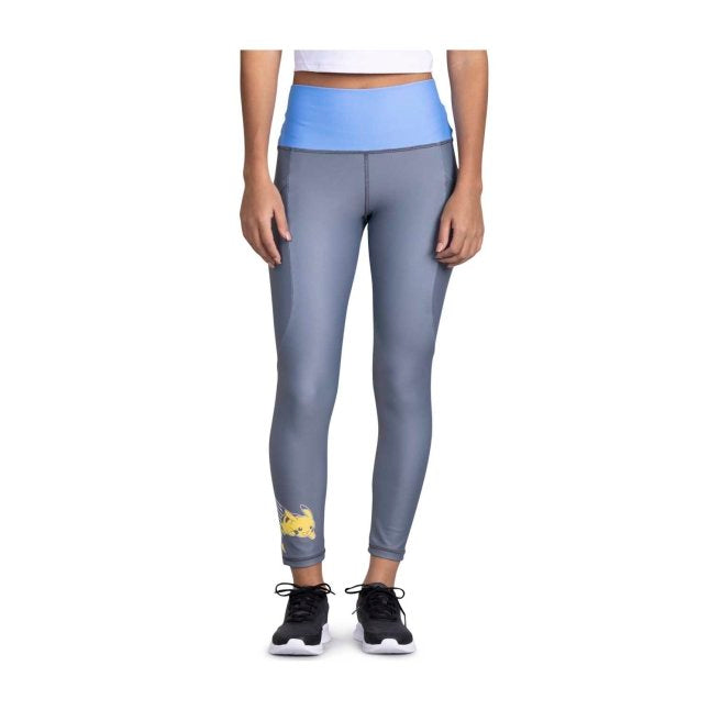 Pikachu Pokémon Active Dark Gray 7/8 Length Leggings - Women