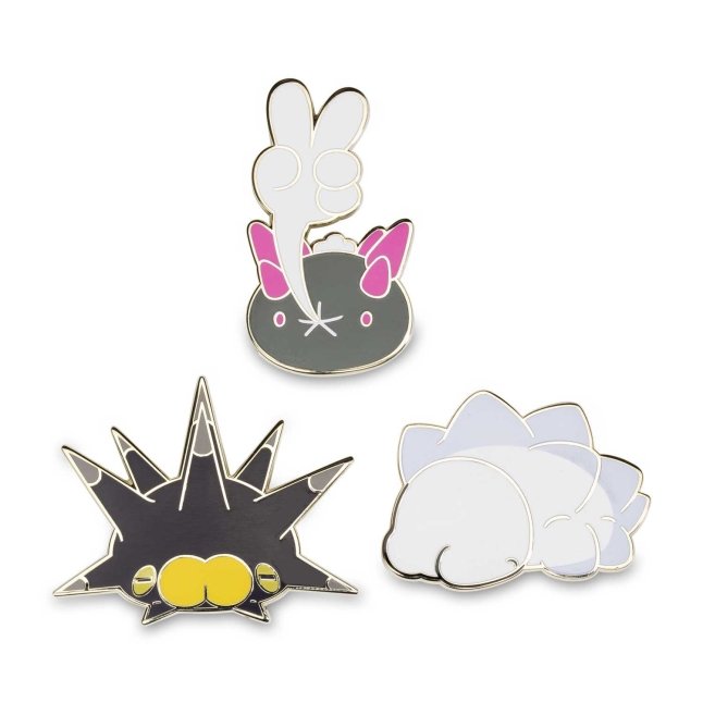 Pyukumuku, Pincurchin & Snom Pokémon Pins (3-Pack)