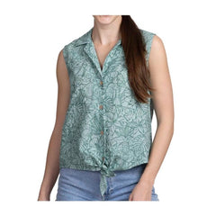 Pokémon Tropical Jungle Green Sleeveless Tropical Shirt - Women