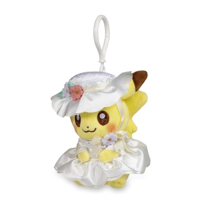 Pikachu Happy Spring Plush Key Chain