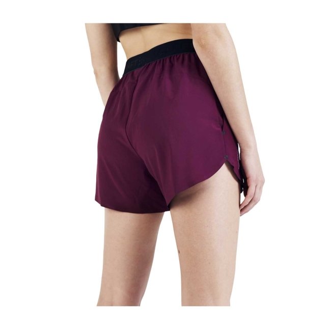 Pokémon Center × Craft: Gengar Essence Burgundy Stretch Shorts - Women