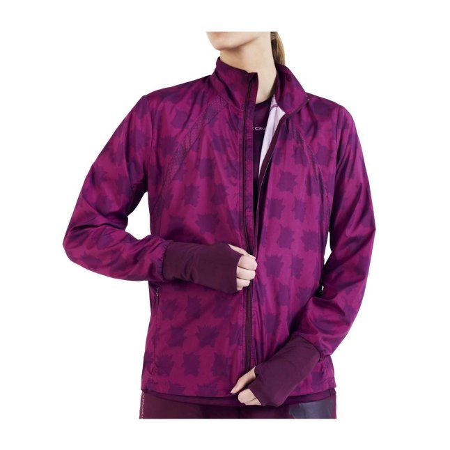 Pokémon Center × Craft: Gengar Essence Burgundy Wind Jacket - Women
