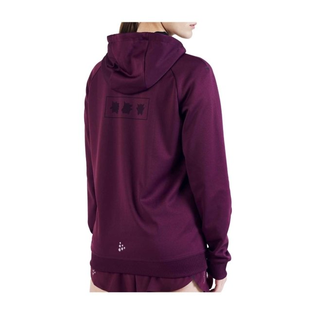 Pokémon Center × Craft: Gengar Unify Burgundy Hoodie - Women