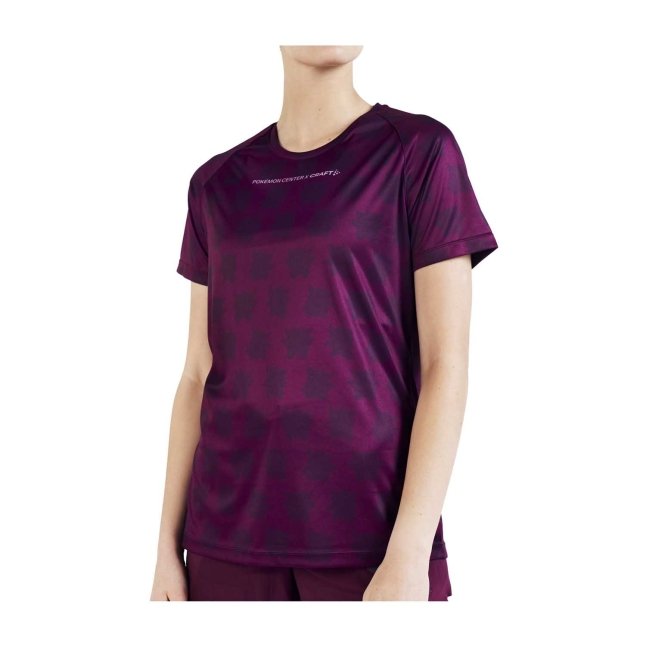 Pokémon Center × Craft: Gengar Core Unify Burgundy T-Shirt - Women