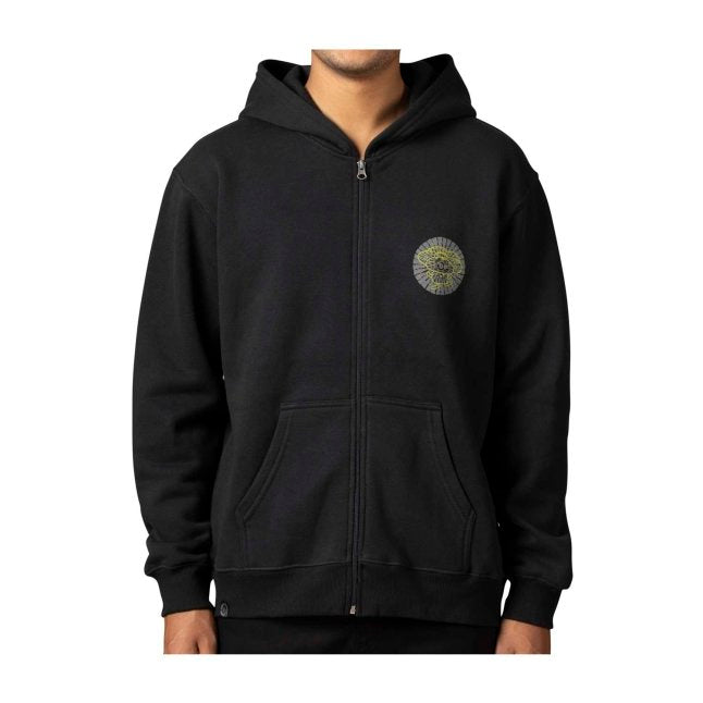 Pikachu, Shiinotic & Friends Pokémon Nature: Fall Black Relaxed Fit Zip-Up Hoodie - Adult